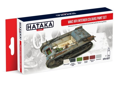 Przejdź do produktu HATAKA AS37 - Zestaw farb WW2 AFV Interior Colours