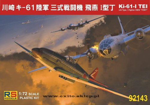 Przejdź do produktu RS MODELS 92143 - 1:72 Ki-61-I Tei IJA Type.3 Fighter Hien - Tony