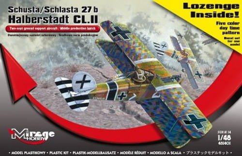Przejdź do produktu MIRAGE 481401 - 1:48 Halberstadt CL.II Schusta/Schlasta 27b + Lozenge Set
