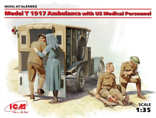 Przejdź do produktu ICM 35662 - 1:35 Model T 1917 Ambulance with US Medical Personnel