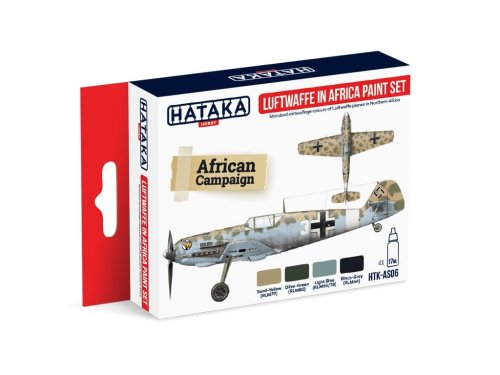 Przejdź do produktu HATAKA AS06 - Zestaw farb Luftwaffe in Africa