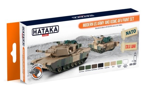 Przejdź do produktu HATAKA CS67 - Zestaw farb Modern US Army and USMC AFV