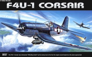 ACADEMY 12457 - 1:72 F4U-1 Corsair