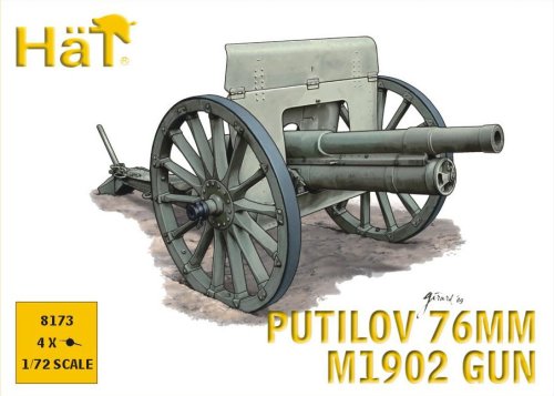 Przejdź do produktu HAT 8173 - 1:72 Putilov 76mm M1902 Gun