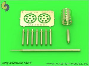 MASTER AM-48-081 - 1:48 A-10 Thunderbolt II rurka Pitota i działko GAU-8 Avenger