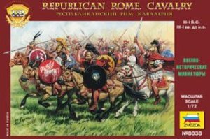 ZVEZDA 8038 - 1:72 Republican Rome Cavalry III-I B.C.