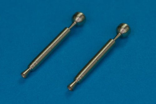 Przejdź do produktu RB MODEL 48AB07 - 1:48 Lufy (zakończenia) 20mm niemieckiego działka lotniczego MG FF & MG FF/M (2 szt.)