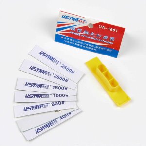 U-STAR UA91601 - Zestaw papierów ściernych wraz z uchwytem - Mini Grinder Set 8 in 1