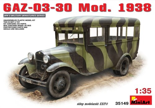 Przejdź do produktu MINIART 35149 - 1:35 GAZ-03-30 Mod. 1938
