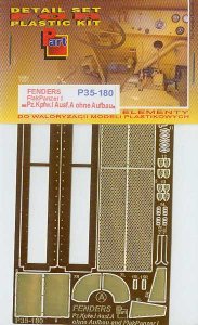 PART P35180 - 1:35 Flakpanzer I and Panzer I fenders