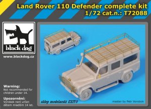 BLACK DOG T72088 - 1:72 Land Rover 110 Defender complete kit