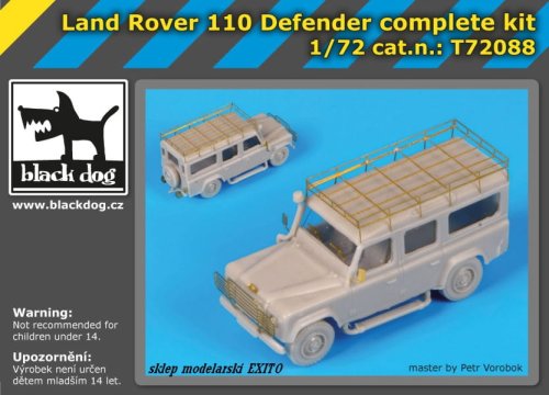 Przejdź do produktu BLACK DOG T72088 - 1:72 Land Rover 110 Defender complete kit