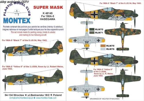 Przejdź do produktu MONTEX K48145 - 1:48 Fw-190 A-5