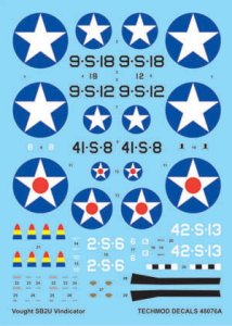 TECHMOD 48076 - 1:48 Vought SB2U Vindicator w/photo parts