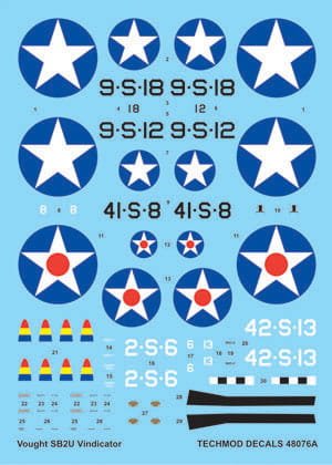 Przejdź do produktu TECHMOD 48076 - 1:48 Vought SB2U Vindicator w/photo parts