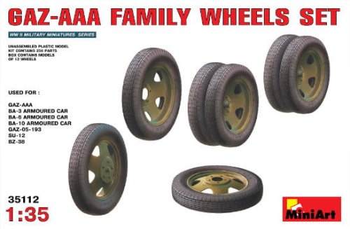 Przejdź do produktu MINIART 35112 - 1:35 GAZ-AAA Wheels Set