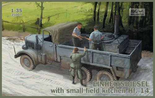 Przejdź do produktu IBG 35007 - 1:35 Einheitsdiesel with small field kitchen Hf.14