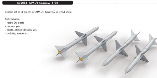 Przejdź do produktu EDUARD 632084 - 1:32 AIM-7E Sparrow