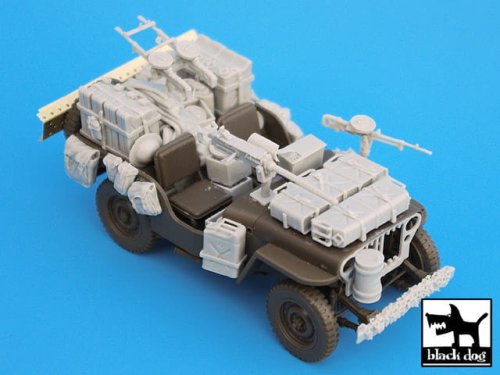 Przejdź do produktu BLACK DOG T35014 - 1:35 British SAS Jeep north Africa 1942