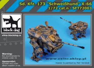 BLACK DOG SFT72003 - 1:72 Sd.Kf3.173 Schweibhund X-66