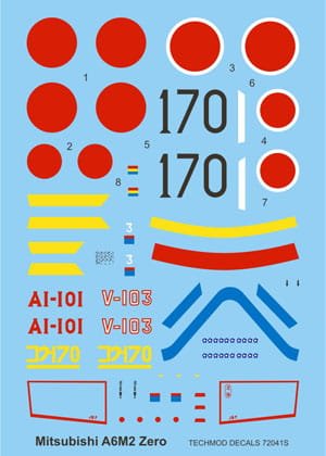 Przejdź do produktu TECHMOD 72041 - 1:72 Mitsubishi A6M2 Zero