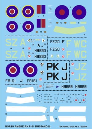 Przejdź do produktu TECHMOD 72009 - 1:72 P-51 C Mustang III
