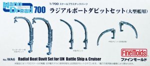 FINE MOLDS WA6 - 1:700 IJN Vessels Radial Bort Davits Set (Large)