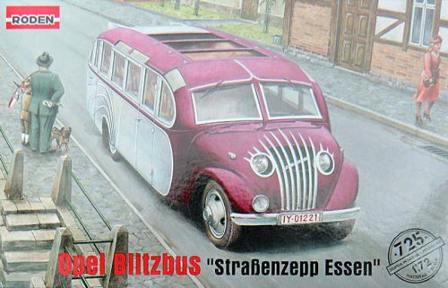 Przejdź do produktu RODEN 725 - 1:72 Opel Blitz "Strassenzepp Essen" Omnibus