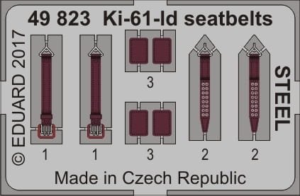 Przejdź do produktu EDUARD 49823 - 1:48 Ki-61-Id seatbelts - Steel