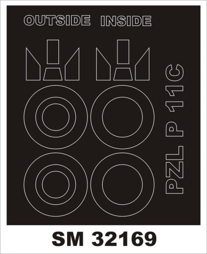 Przejdź do produktu MONTEX SM32169 - 1:32 PZL P.11c
