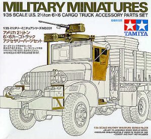 TAMIYA 35231 - 1:35 US 6x6 Cargo Truck Accesory Set