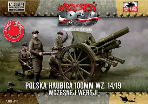 Przejdź do produktu FIRST TO FIGHT 052 -  Wrzesień 1939 - 1:72 Polska haubica polowa 100 mm wz.14/19 wczesna wersja - Gazetka w zestawie z modelem
