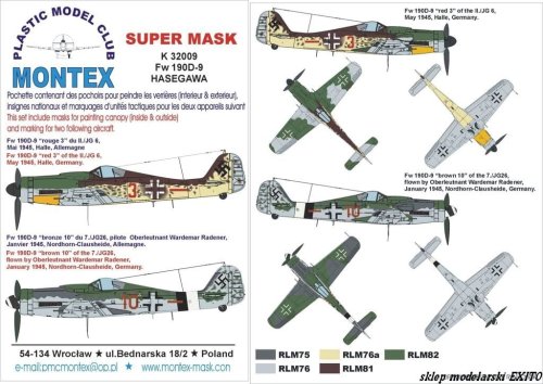 Przejdź do produktu MONTEX K32009 - 1:32 Fw-190 D-9