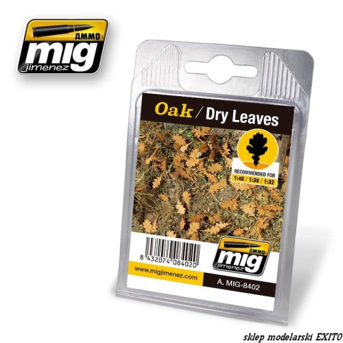 Przejdź do produktu AMMO MIG 8402 - Oak Dry Leaves - Liście dębu suche