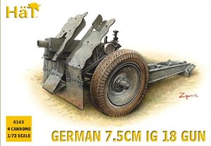 HAT 8163 - 1:72 German 7.5cm IG 18 Gun