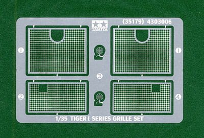 Przejdź do produktu TAMIYA 35179 - 1:35 Tiger I Series PE Grille Set
