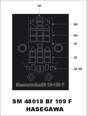 Przejdź do produktu MONTEX SM48018 - 1:48 Messerschmitt Bf-109 F