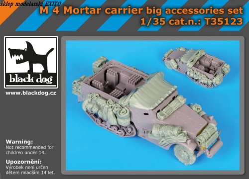 Przejdź do produktu BLACK DOG T35123 - 1:35 M 4 mortar carrier big accessories set