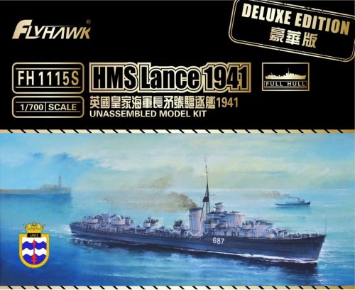 Przejdź do produktu FLYHAWK 1115S - 1:700 HMS Lance 1941 Deluxe Edition