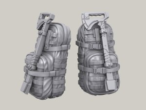 LEGEND LF3D026 - 1:35LBT Assault Pack with Gerber Tomahawk set (6pcs)