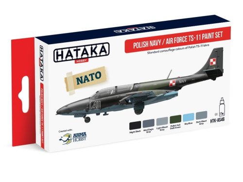 Przejdź do produktu HATAKA AS46 - Zestaw farb Polish Navy / Air Force TS-11