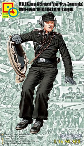 Przejdź do produktu CLASSY HOBBY 16005 - 1:16 German WWII Wehrmacht Panzer Crew (Commander)