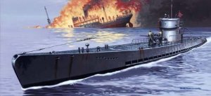 MIRAGE 40041 - 1:400 U-176 typ U-IX C Turm II - Niemiecki okręt podwodny