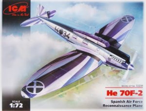ICM 72231 - 1:72 He 70F-2 Spanish Air Force Reconnaissance Plane