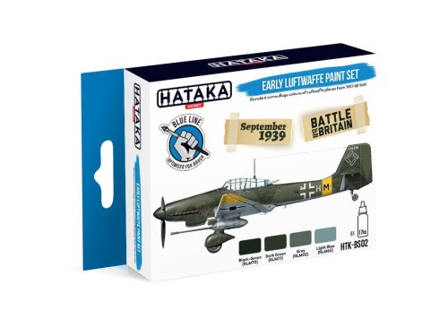 Przejdź do produktu HATAKA BS02 - Zestaw farb Early Luftwaffe 1937-1940