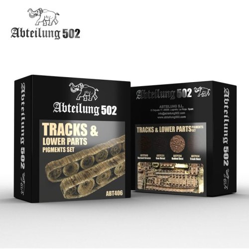 Przejdź do produktu ABTEILUNG 502 ABT406 - Tracks & Lowers Parts Pigments Set 4 x 20 ml
