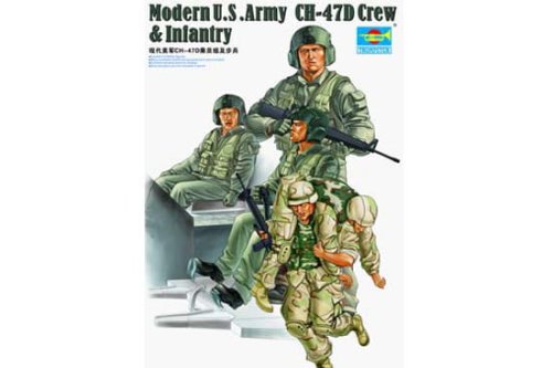 Przejdź do produktu TRUMPETER 00415 - 1:35 Modern U.S .Army CH-47D Crew & Infantry