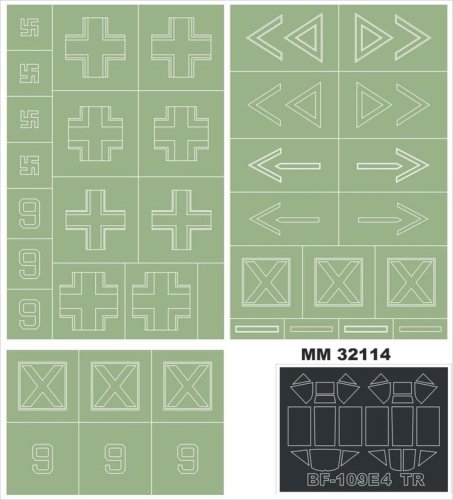 Przejdź do produktu MONTEX MM32114 - 1:32 Messerschmitt Bf 109E-4