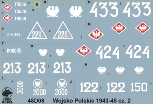 Przejdź do produktu TORO MODEL 48D08 - 1:48 Wojsko Polskie 1943-45 cz.2