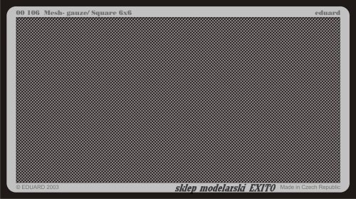 Przejdź do produktu EDUARD 00106 - Mesh - gauze/ Square 6x6
